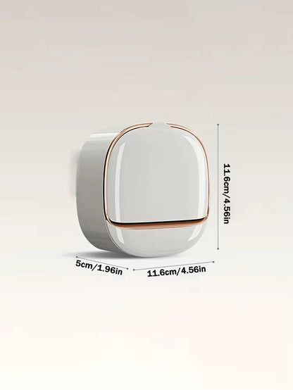 1 Piece Soap Box Free Punching Soap Box Wall-Mounted Household High-Grade Drain Water Storage Bathroom Toilet Soap Shelf