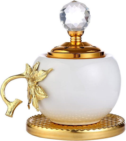 Charocal Incense Burner White