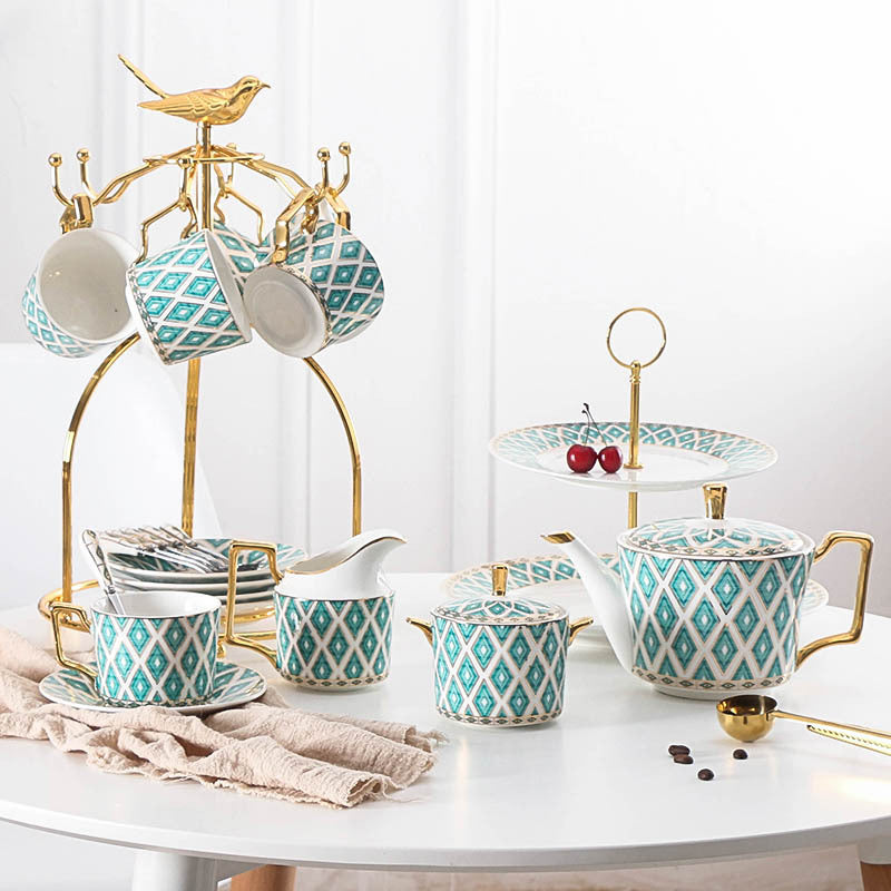 British Afternoon Tea Set Bone China Household