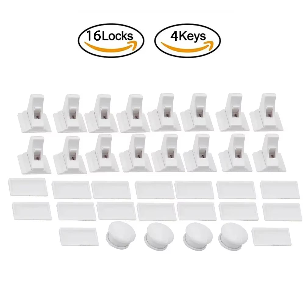Magnetic Children'S Lock for Extra Cabinet Door Safety: a Must-Have for Parents Drawer Lock Baby Protection Baby Safety Lock