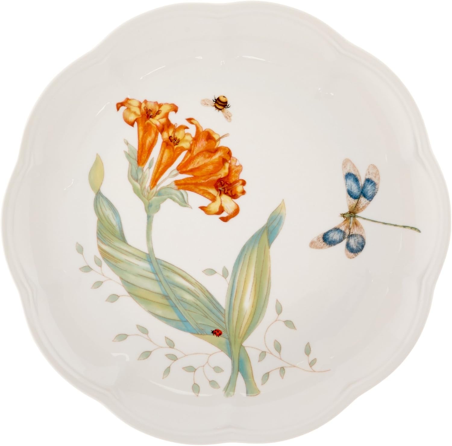 6342794  Butterfly Meadow 18-Piece Dinnerware Set White