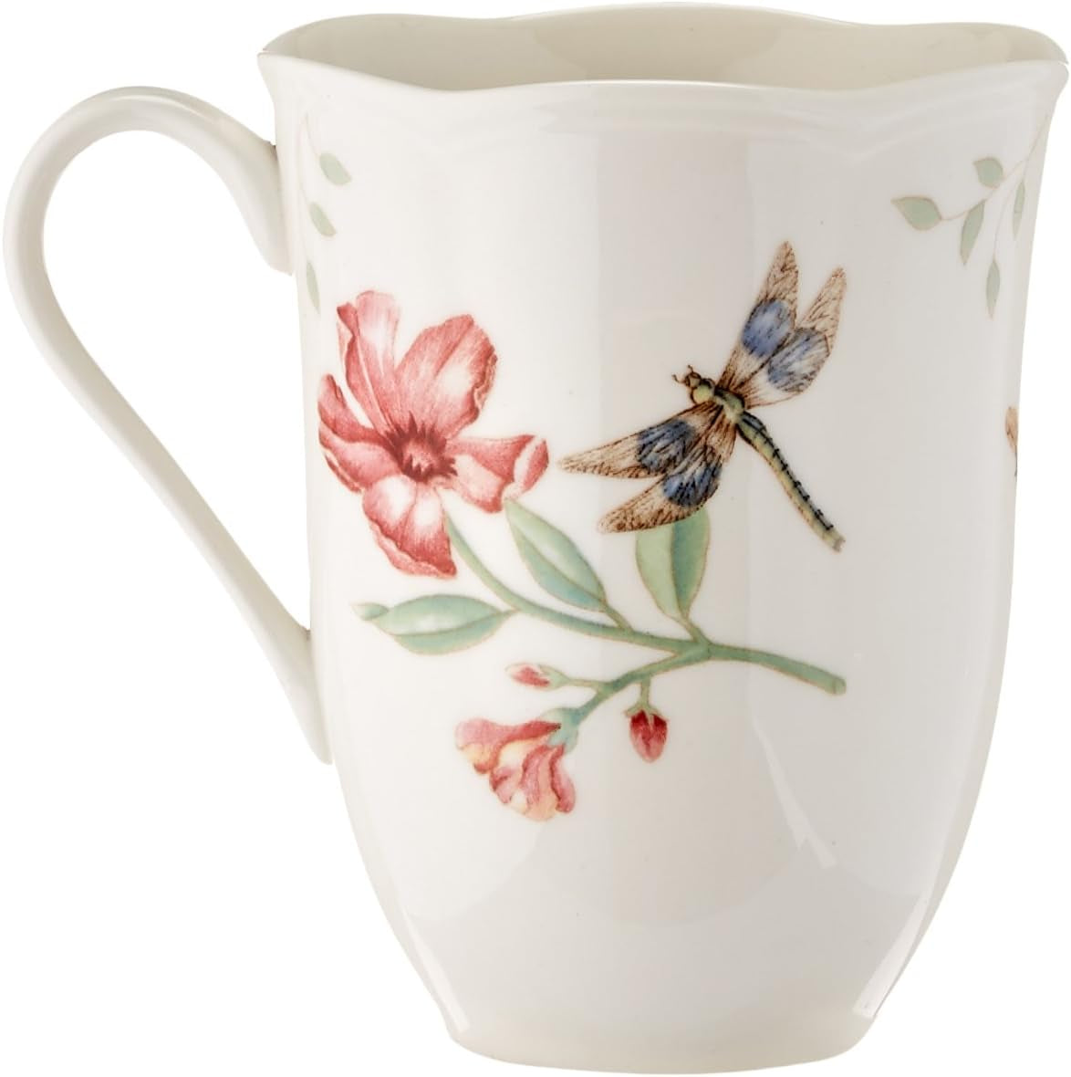6342794  Butterfly Meadow 18-Piece Dinnerware Set White