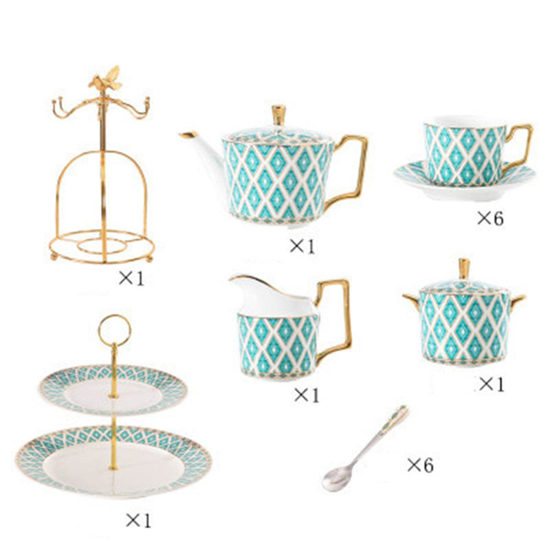 British Afternoon Tea Set Bone China Household
