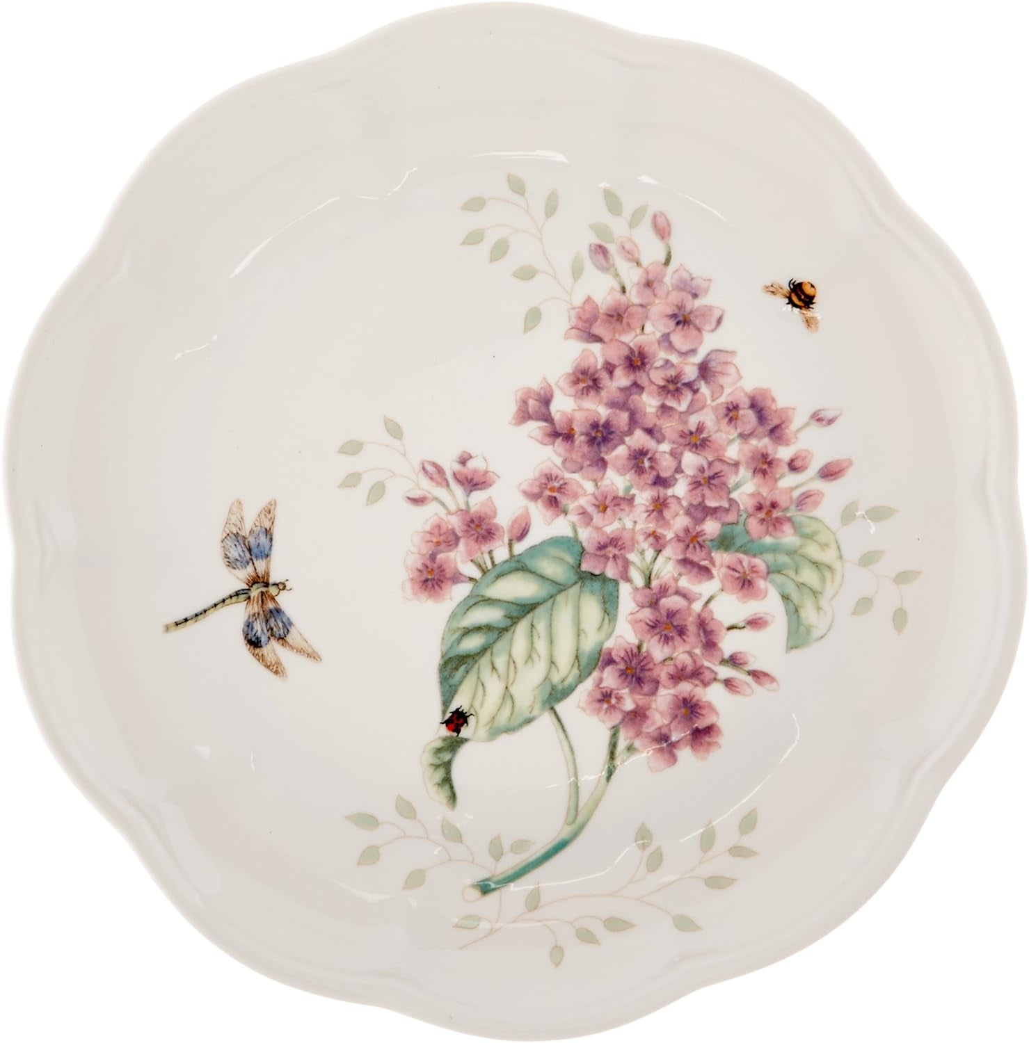 6342794  Butterfly Meadow 18-Piece Dinnerware Set White