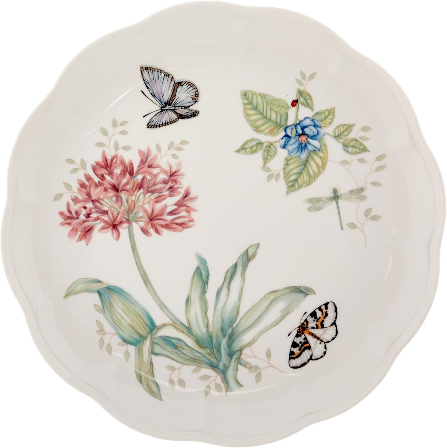 6342794  Butterfly Meadow 18-Piece Dinnerware Set White
