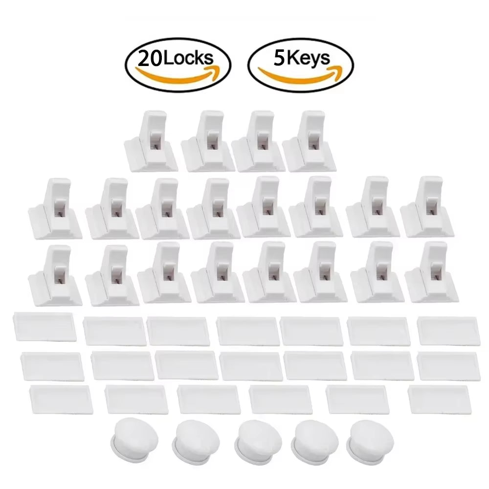Magnetic Children'S Lock for Extra Cabinet Door Safety: a Must-Have for Parents Drawer Lock Baby Protection Baby Safety Lock