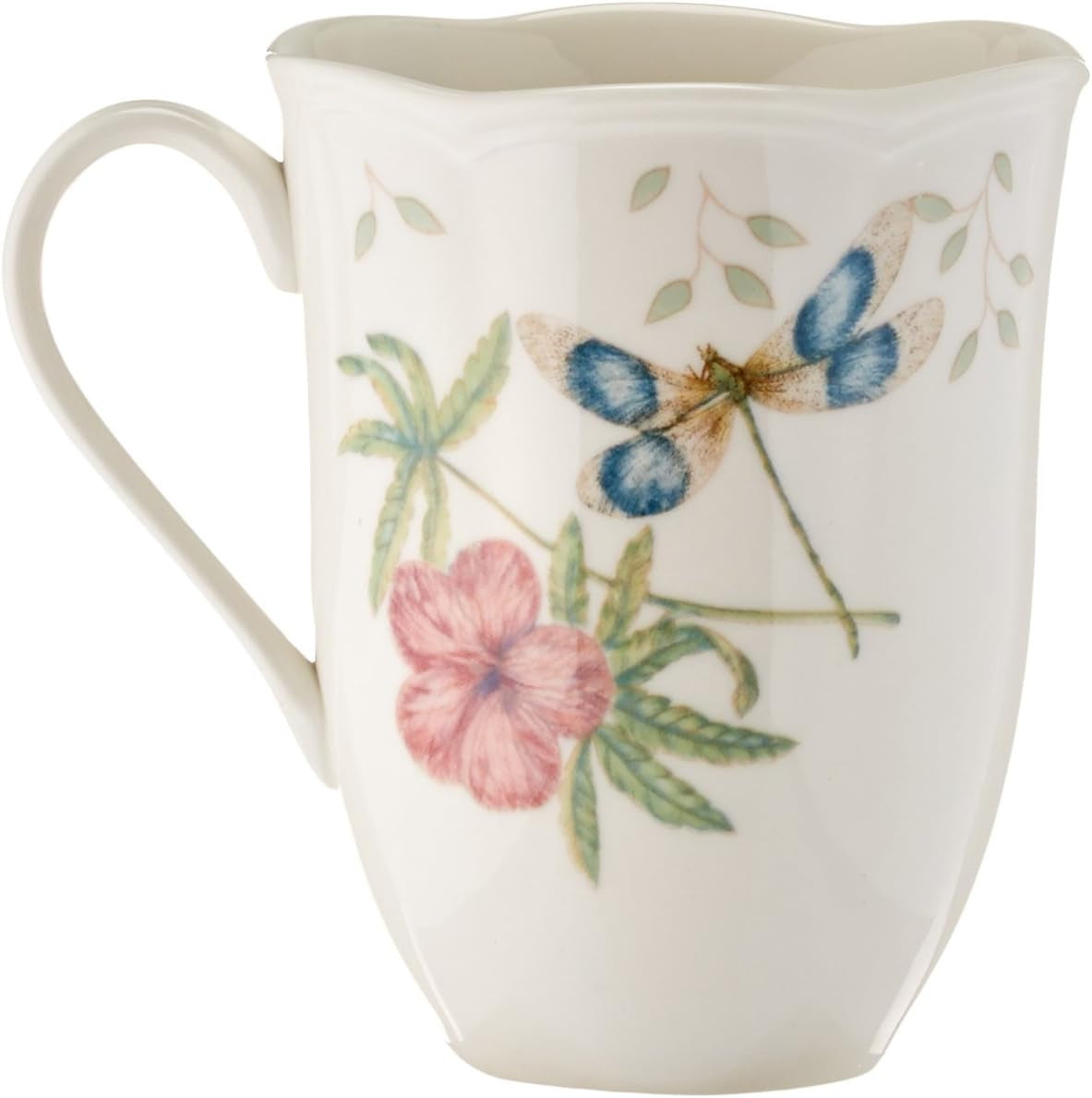 6342794  Butterfly Meadow 18-Piece Dinnerware Set White