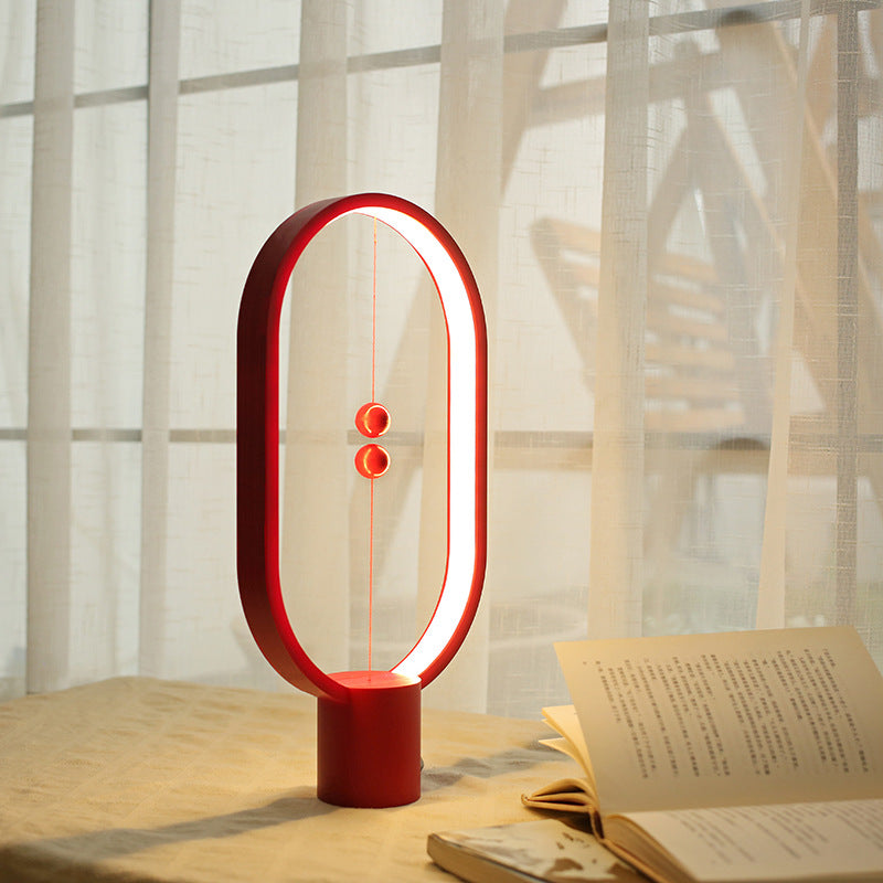 Creative Magnetic Balance LED Night Light Ornaments
