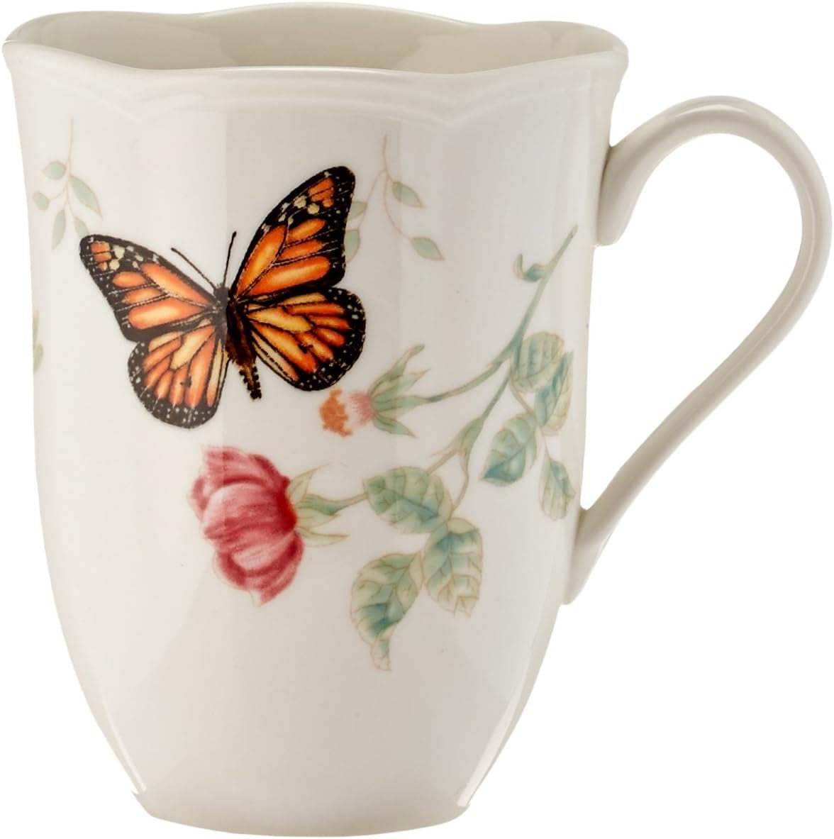 6342794  Butterfly Meadow 18-Piece Dinnerware Set White