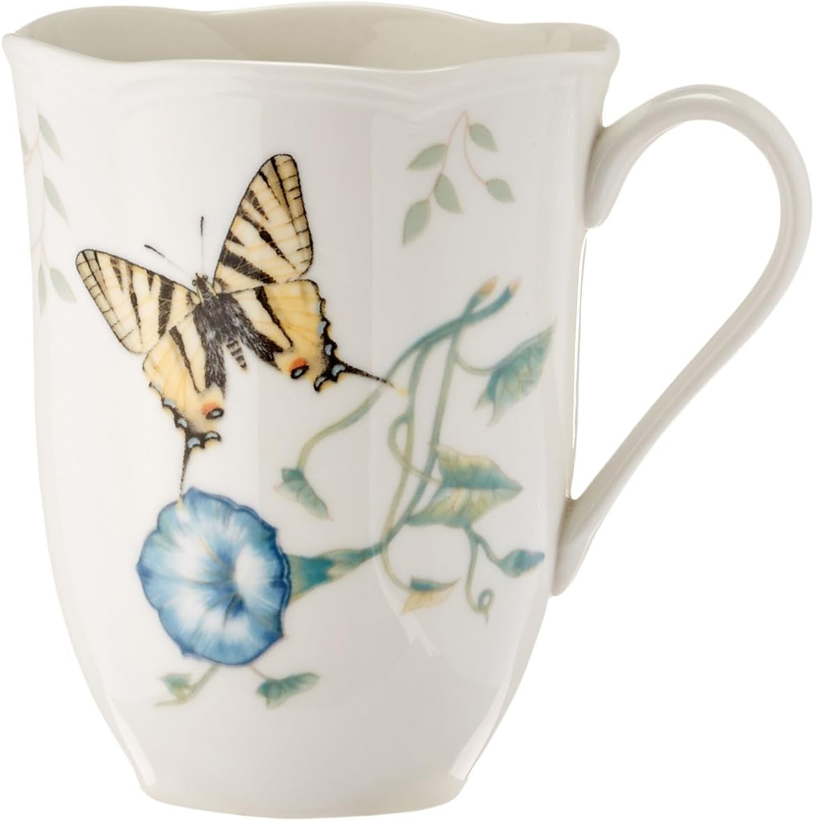 6342794  Butterfly Meadow 18-Piece Dinnerware Set White