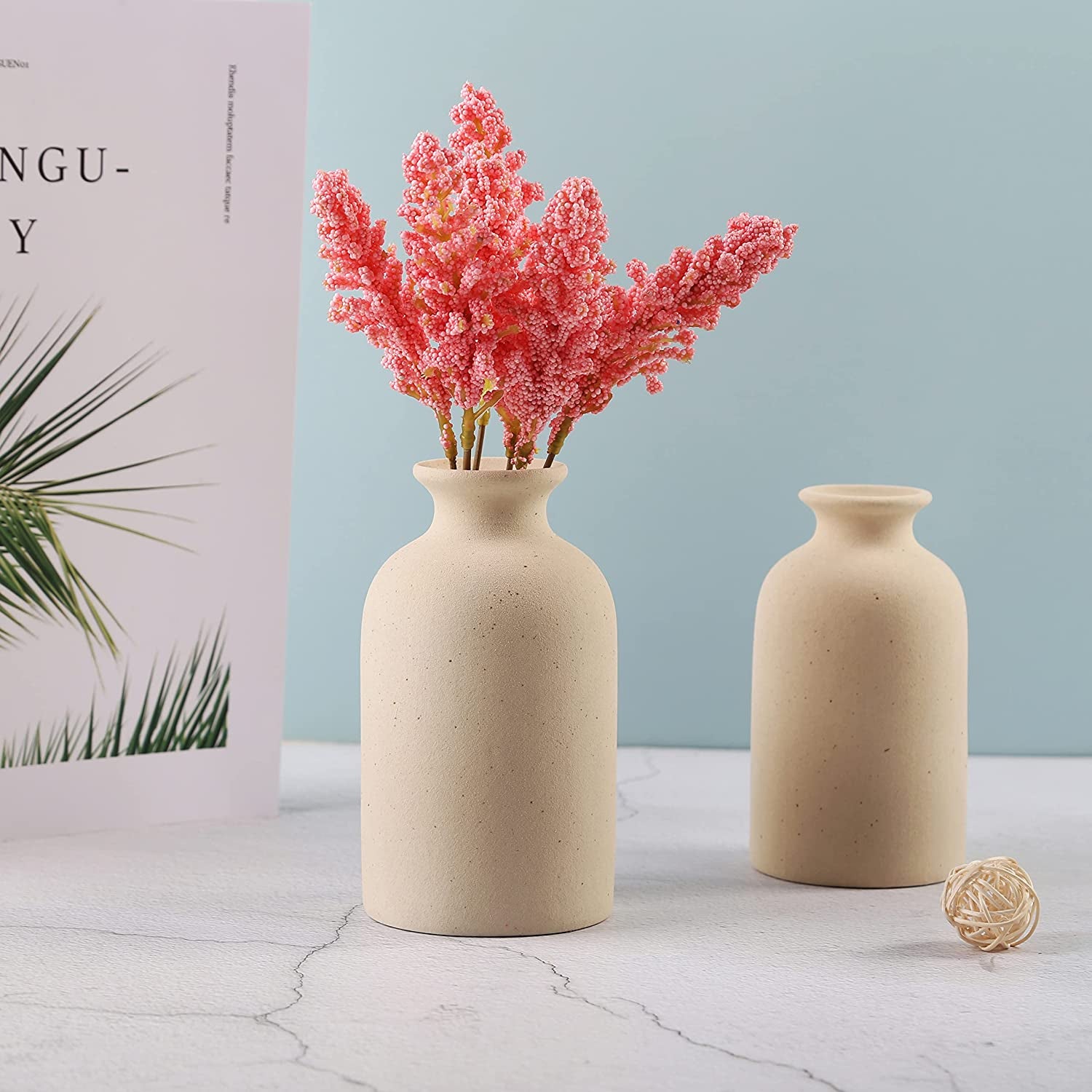 Dry Flower Vases, Ceramic Vase, Living Room Decoration,Flower Arrangement Decoration Shooting Props