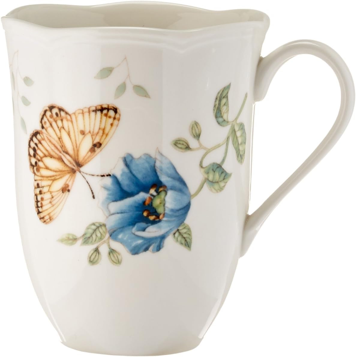 6342794  Butterfly Meadow 18-Piece Dinnerware Set White