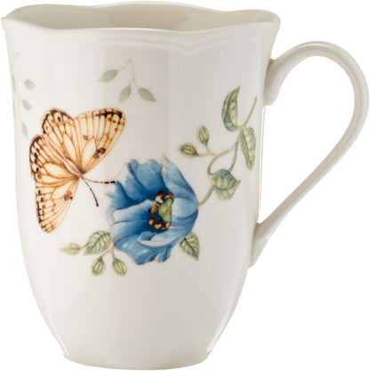 6342794  Butterfly Meadow 18-Piece Dinnerware Set White