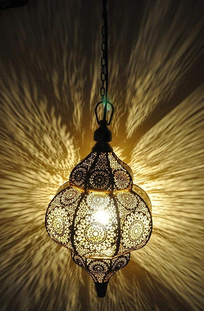 Modern Turkish Vintage Antique Look Moroccan Gold Ceiling Lights Home Lantern Pendant Gifts Oriental Arabian Hanging Lamp