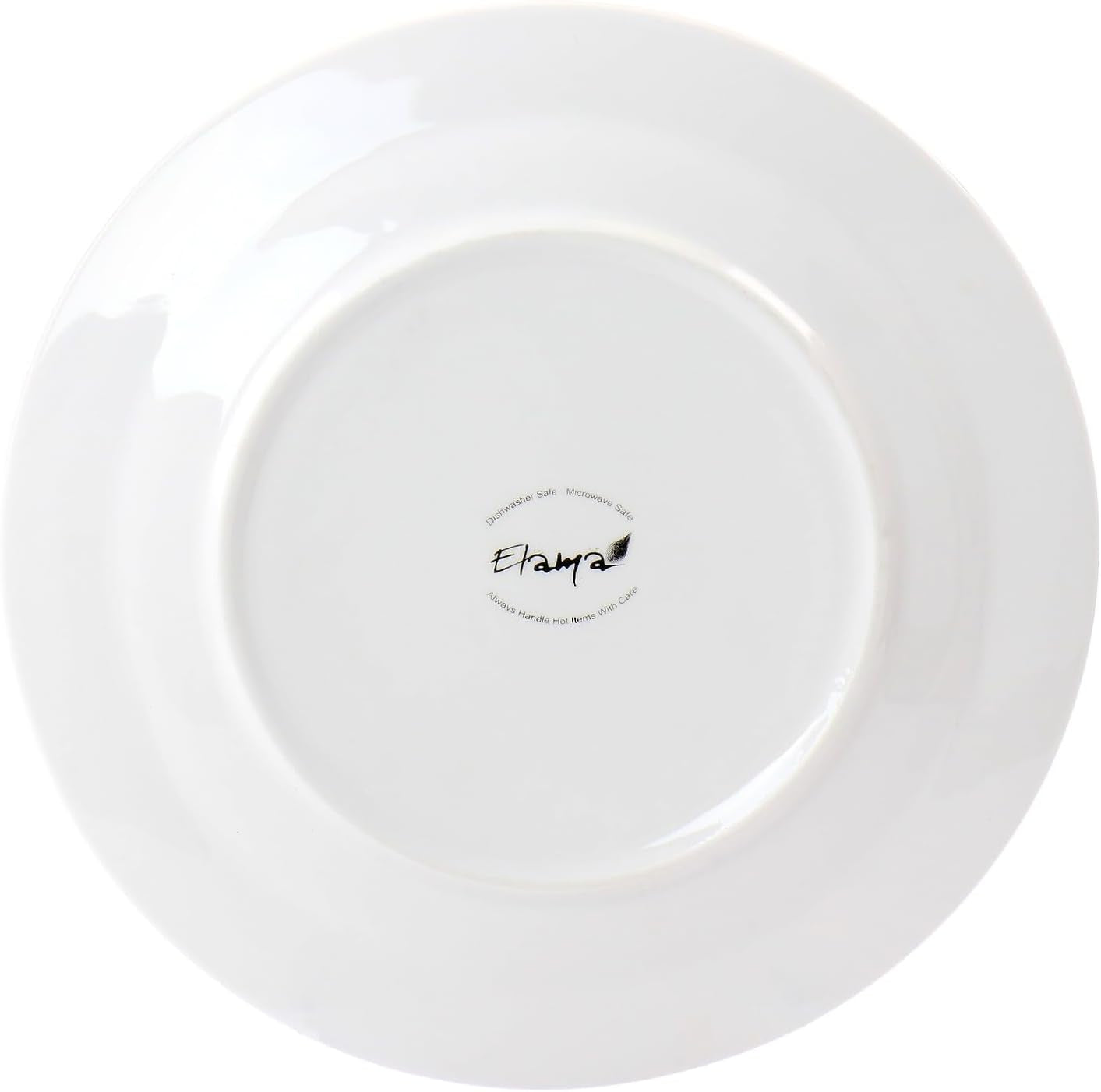 Blue Crush 16 Piece round Porcelain Dinnerware Set