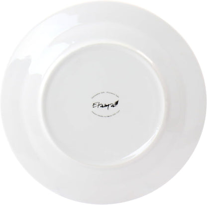 Blue Crush 16 Piece round Porcelain Dinnerware Set