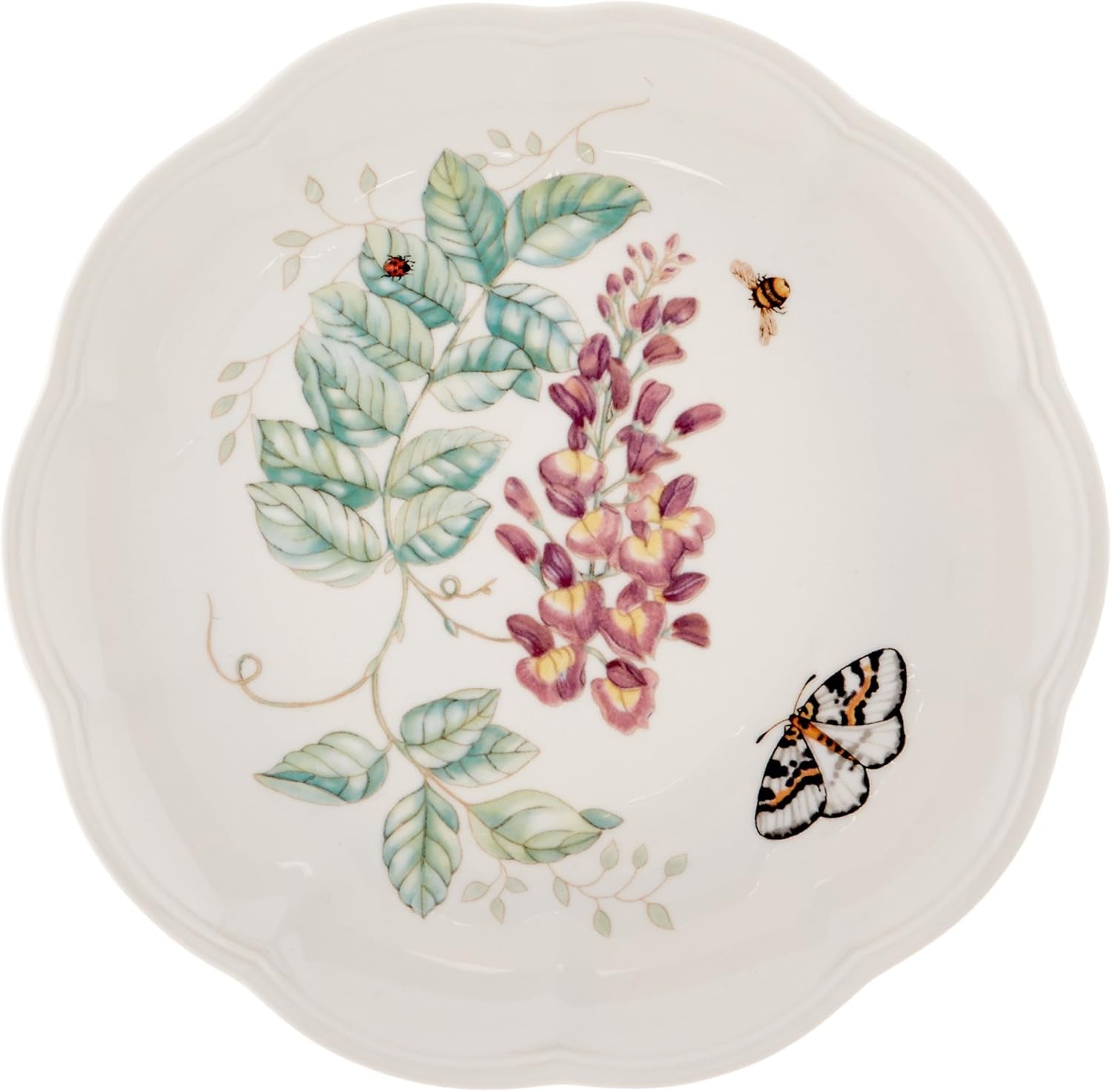 6342794  Butterfly Meadow 18-Piece Dinnerware Set White