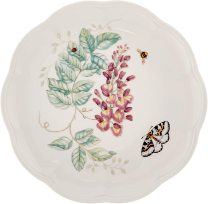 6342794  Butterfly Meadow 18-Piece Dinnerware Set White