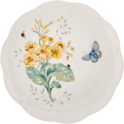 6342794  Butterfly Meadow 18-Piece Dinnerware Set White
