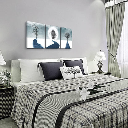 Canvas Wall Art for Living Room Family Wall Decorations for Bedroom Modern Bathroom Wall Decor Paintings Black and White Tree Artwork Fashion Inspirational Office Canvas Art Prints Home Decor 3 Piece