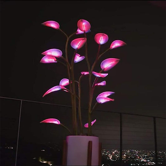 Plant Lamp LED Night Lights Artificial Houseplant Bonsai Plant Lamps LED Decor Plant for Home Decor Bedroom Plant Lights Decor