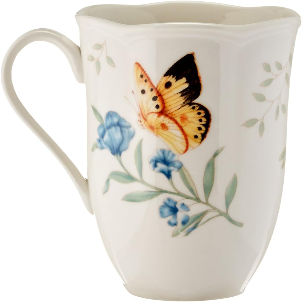 6342794  Butterfly Meadow 18-Piece Dinnerware Set White