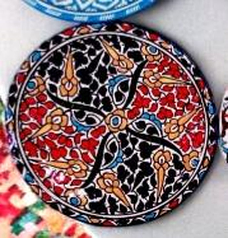Ceramic Flat Plate, Serving Plate, Moroccan Ceramic Plates, Dinnerware, Tableware Colorful Serving Dishes Dishwasher & Microwave Safe