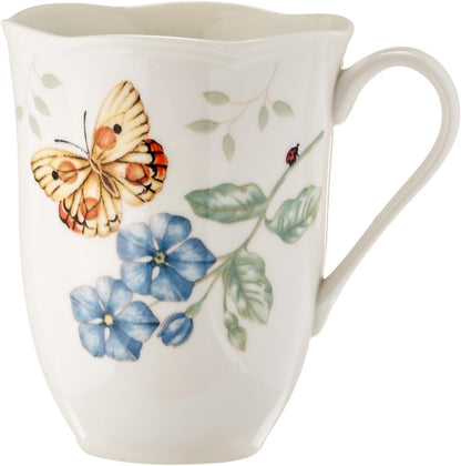 6342794  Butterfly Meadow 18-Piece Dinnerware Set White