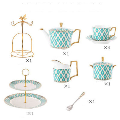 British Afternoon Tea Set Bone China Household