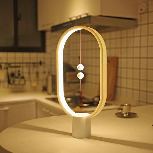 Creative Magnetic Balance LED Night Light Ornaments